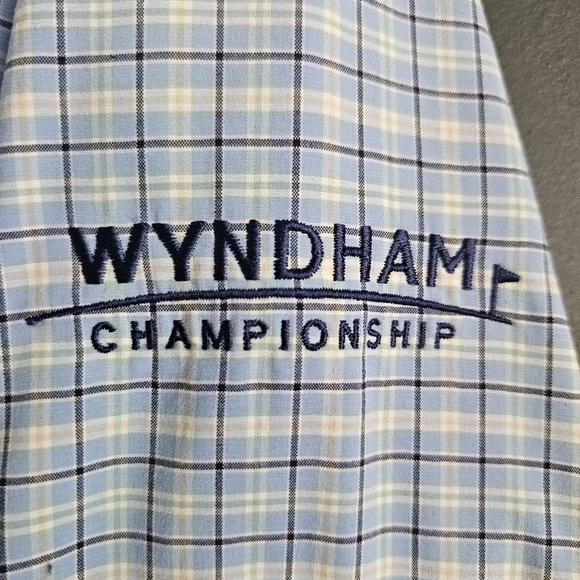 Polo Ralph Lauren Performance Plaid Button Down Size Large Wyndham Golf - Picture 4 of 10